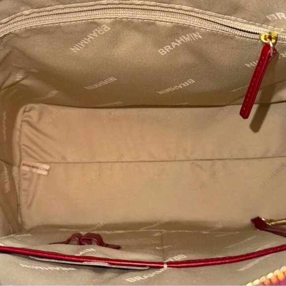 💛SOLD💛 Brahmin Duxbury Leather Satchel "Embrace Dietrich" - New - Picture 8 of 13